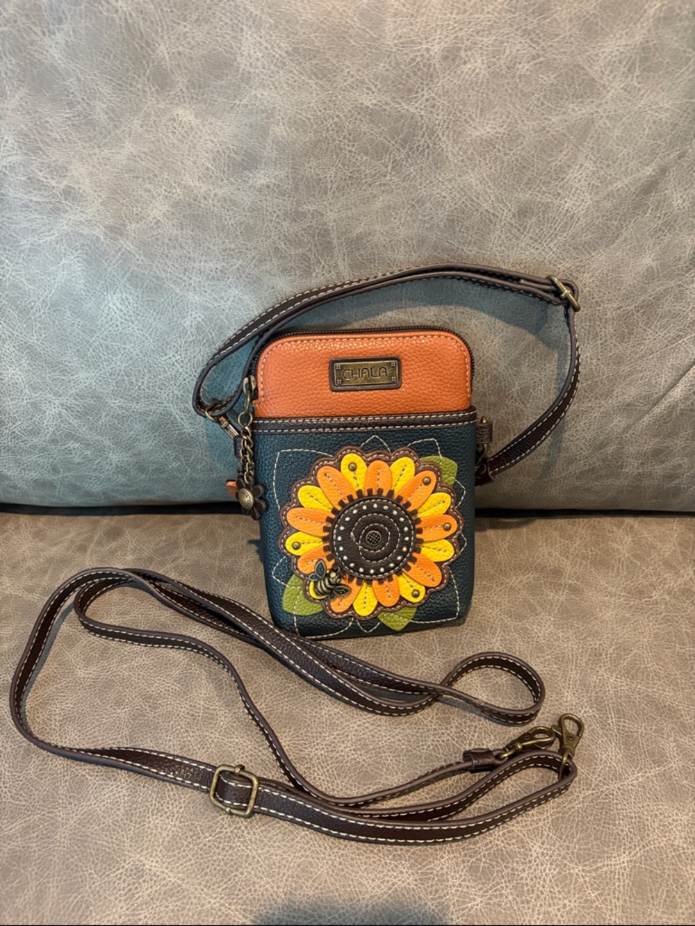 Chala Bee Sunflower Crossbody